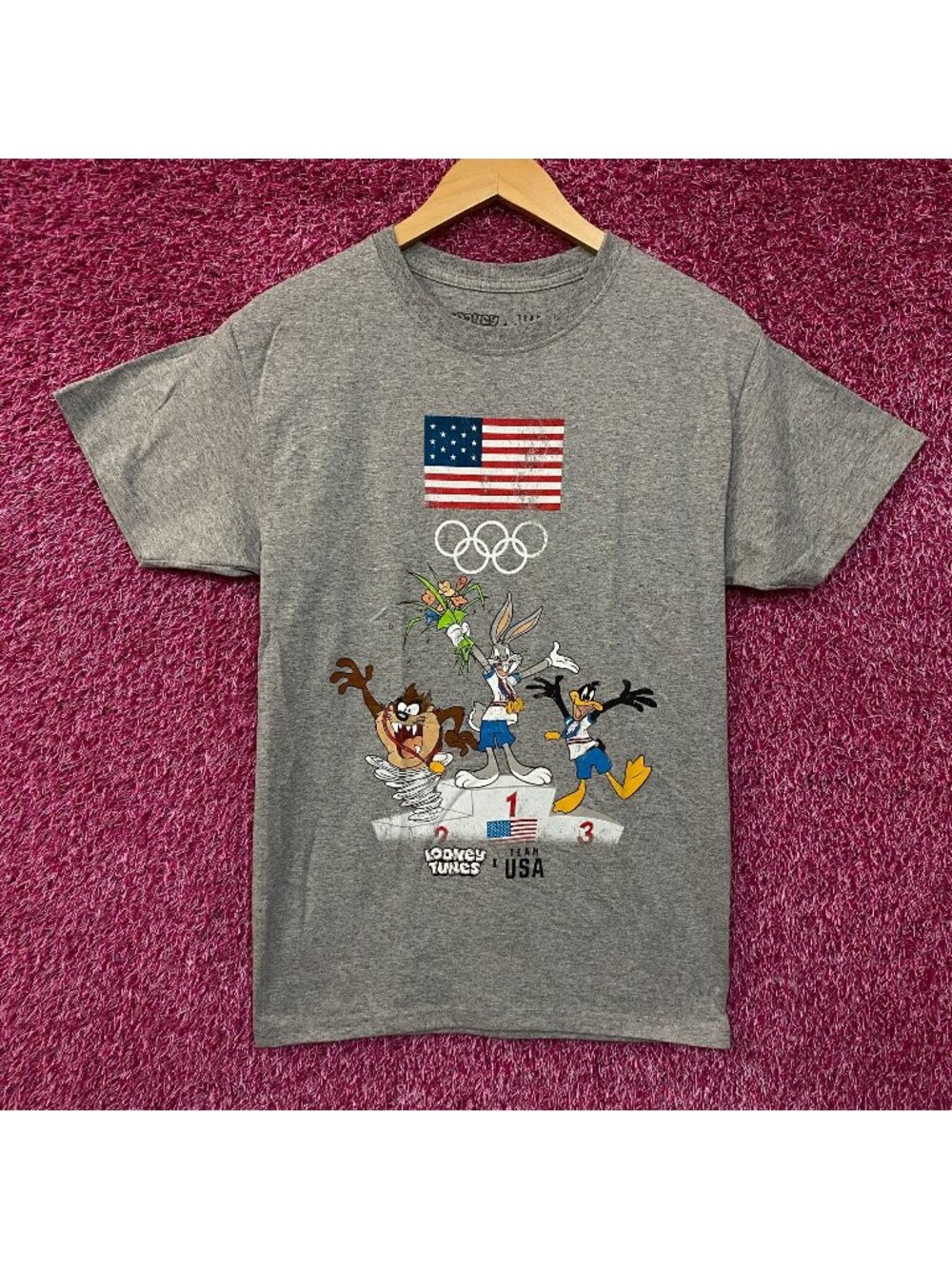 Looney Tunes x Team USA Olympics Medal Winners Graphic T-Shirt Small